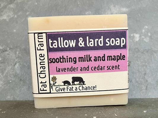 Milk and Maple Soap - Lavender and Cedarwood
