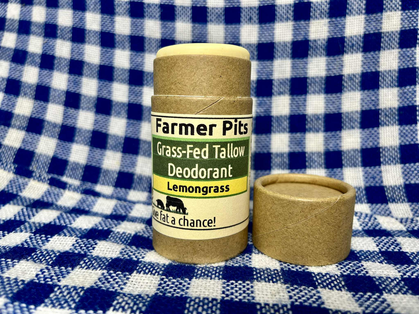 Natural Deodorant in a Push-up Tube - Farmer Pits | Aluminum free | Baking soda free