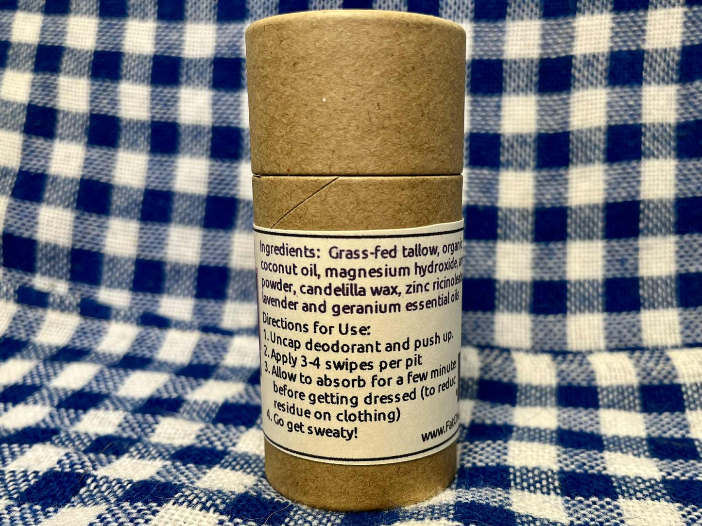 Natural Deodorant in a Push-up Tube - Farmer Pits | Aluminum free | Baking soda free