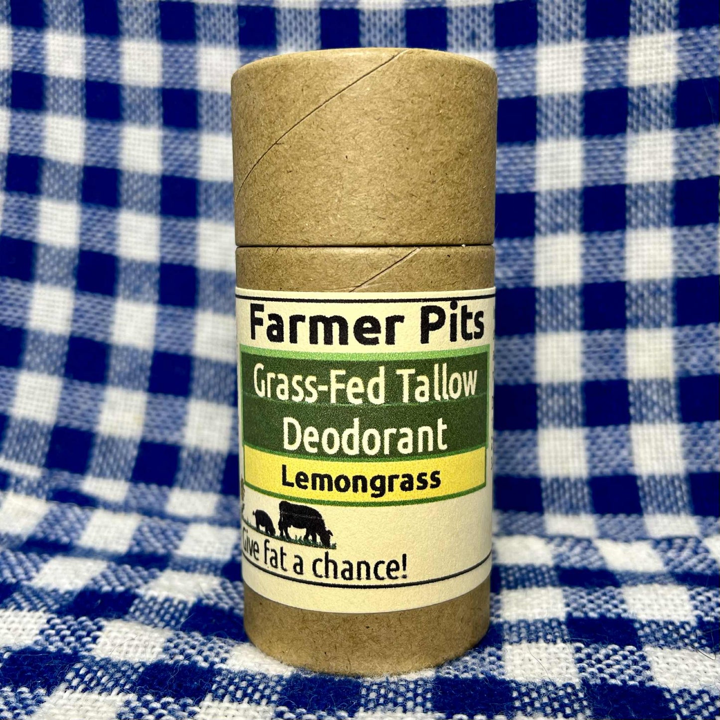 Natural Deodorant in a Push-up Tube - Farmer Pits | Aluminum free | Baking soda free