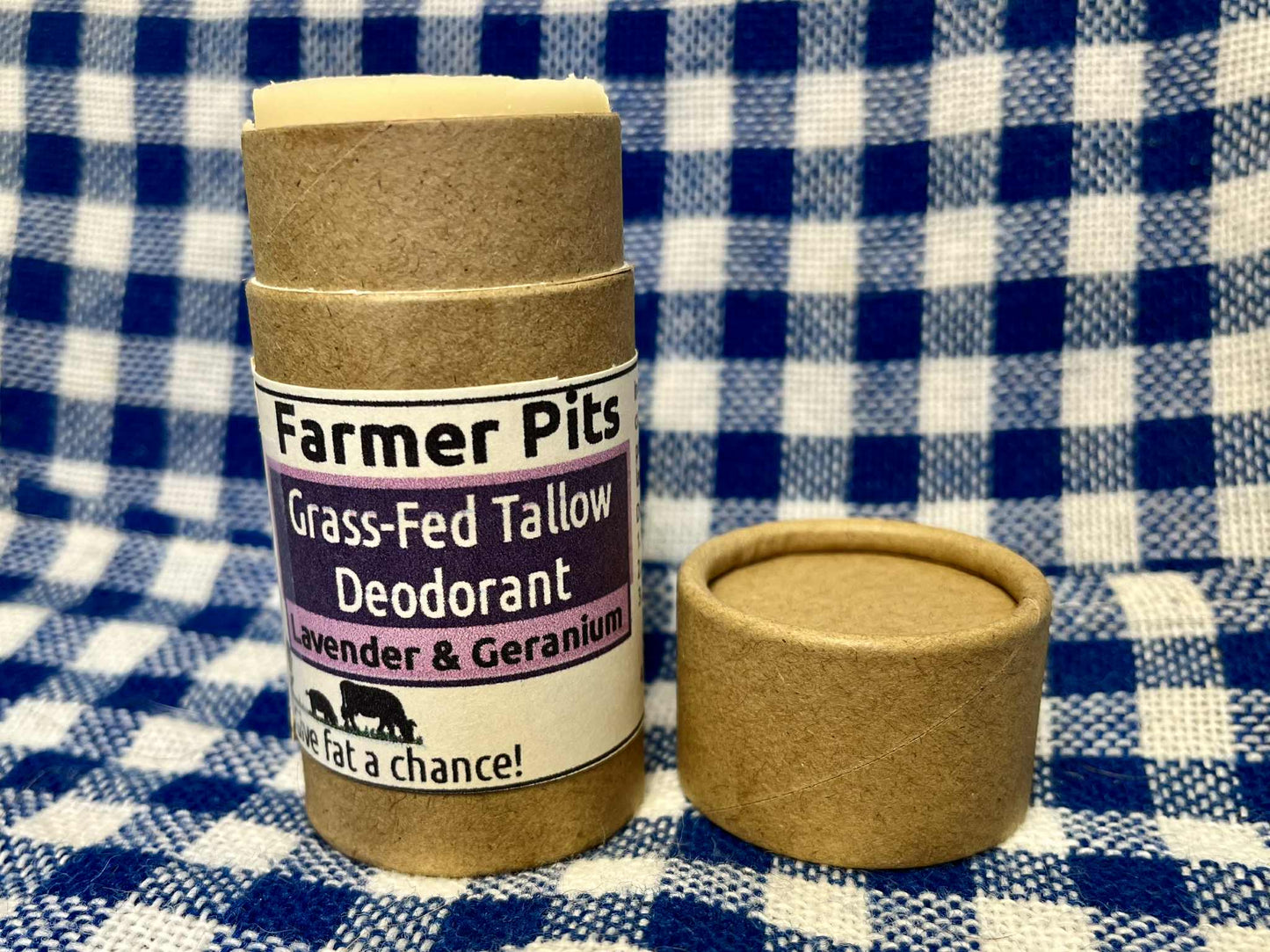 Natural Deodorant in a Push-up Tube - Farmer Pits | Aluminum free | Baking soda free