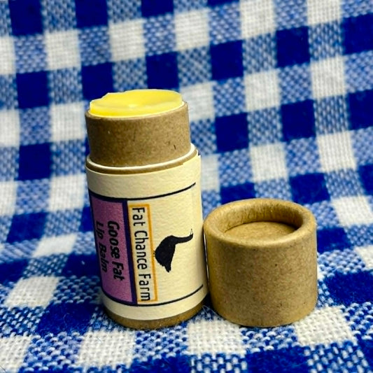 Goose Fat and Beeswax Lip Balm