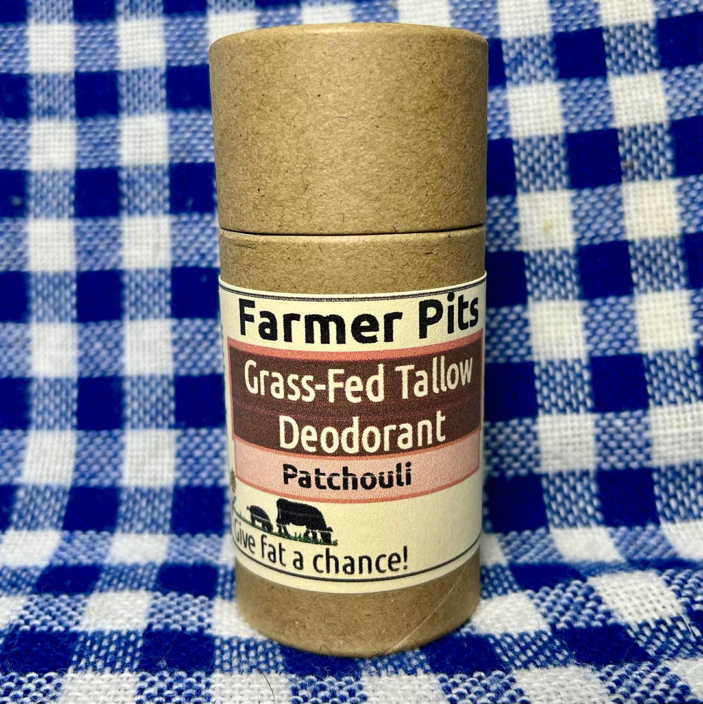 Natural Deodorant in a Push-up Tube - Farmer Pits | Aluminum free | Baking soda free