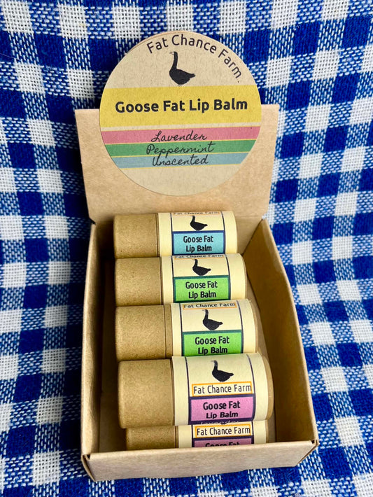 Goose Fat and Beeswax Lip Balm
