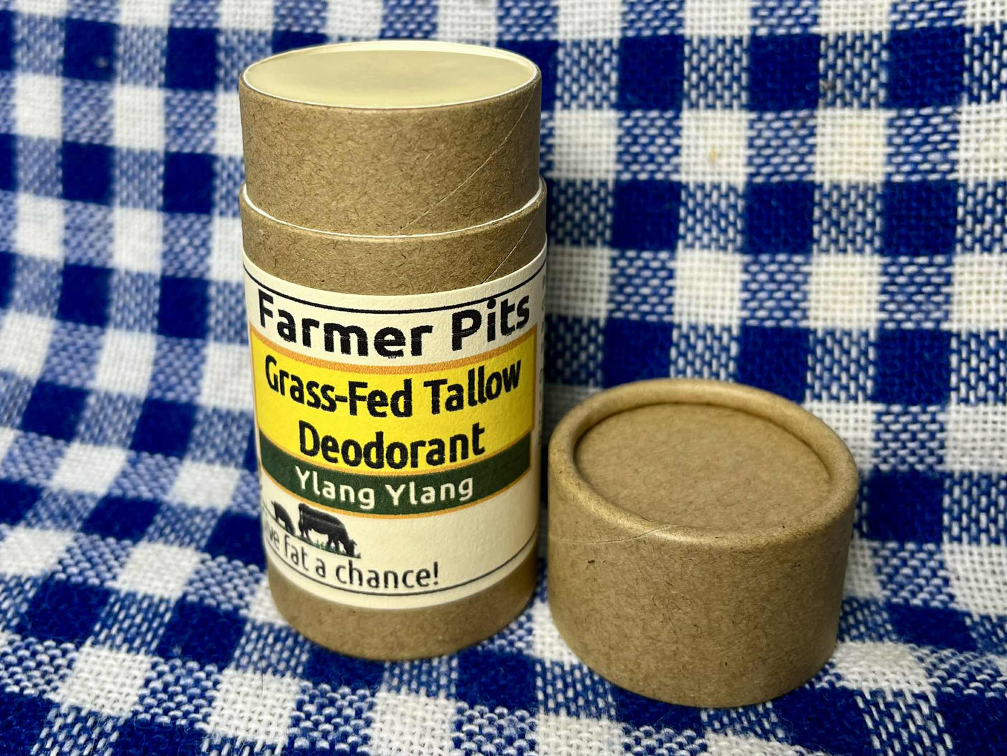 Natural Deodorant in a Push-up Tube - Farmer Pits | Aluminum free | Baking soda free