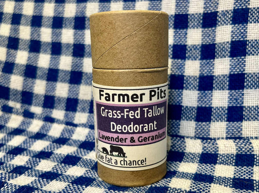 Natural Deodorant in a Push-up Tube - Farmer Pits | Aluminum free | Baking soda free