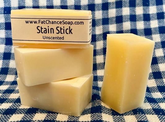 small bars of soap to use as a stain stick