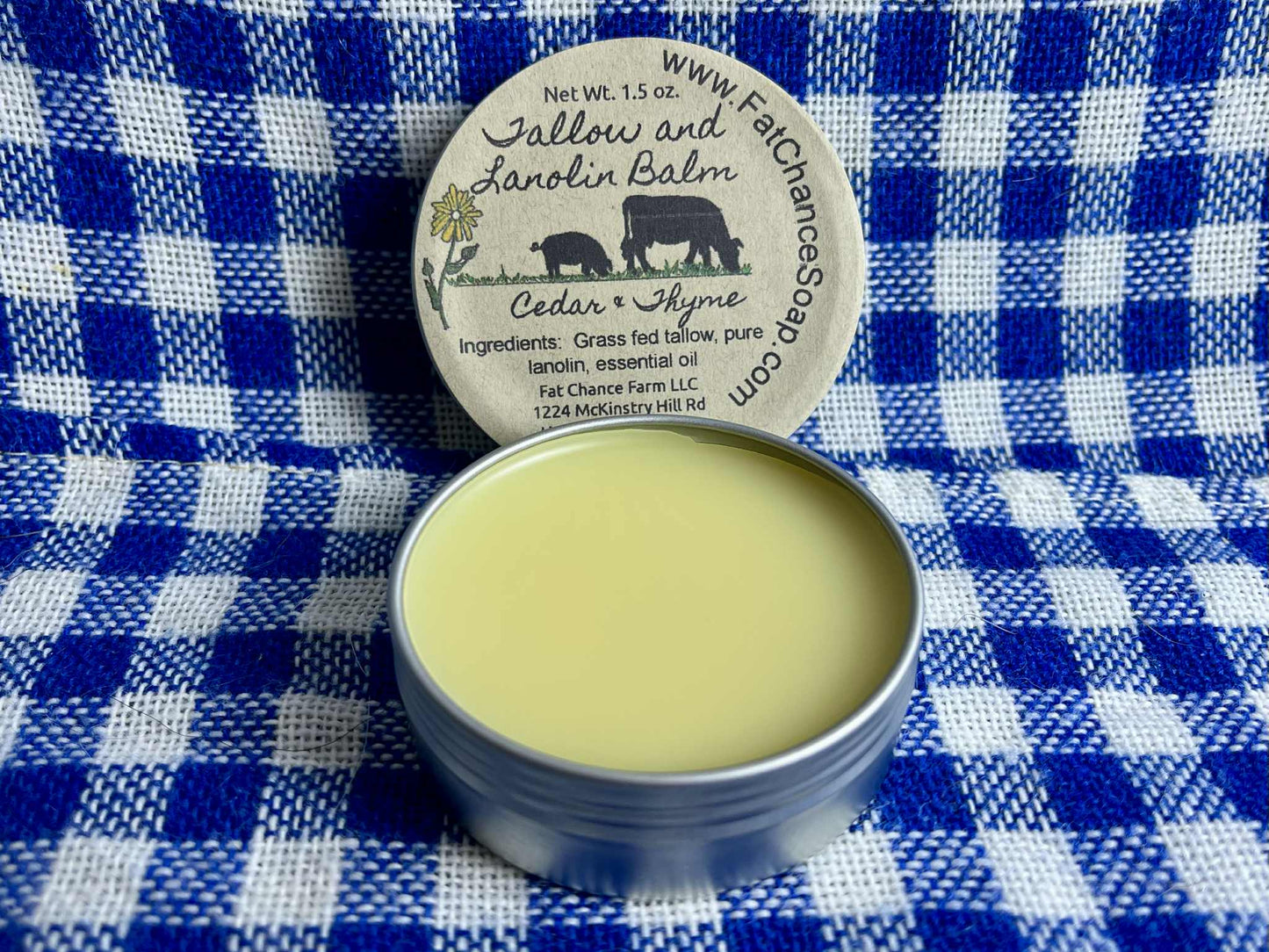 Tallow and Lanolin Balm - 1.5 oz.