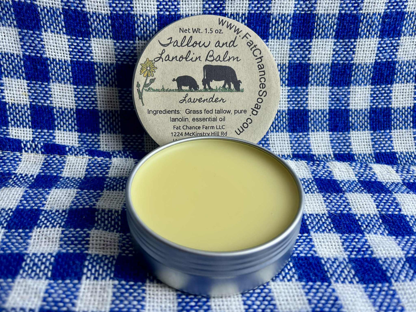 Tallow and Lanolin Balm - 1.5 oz.