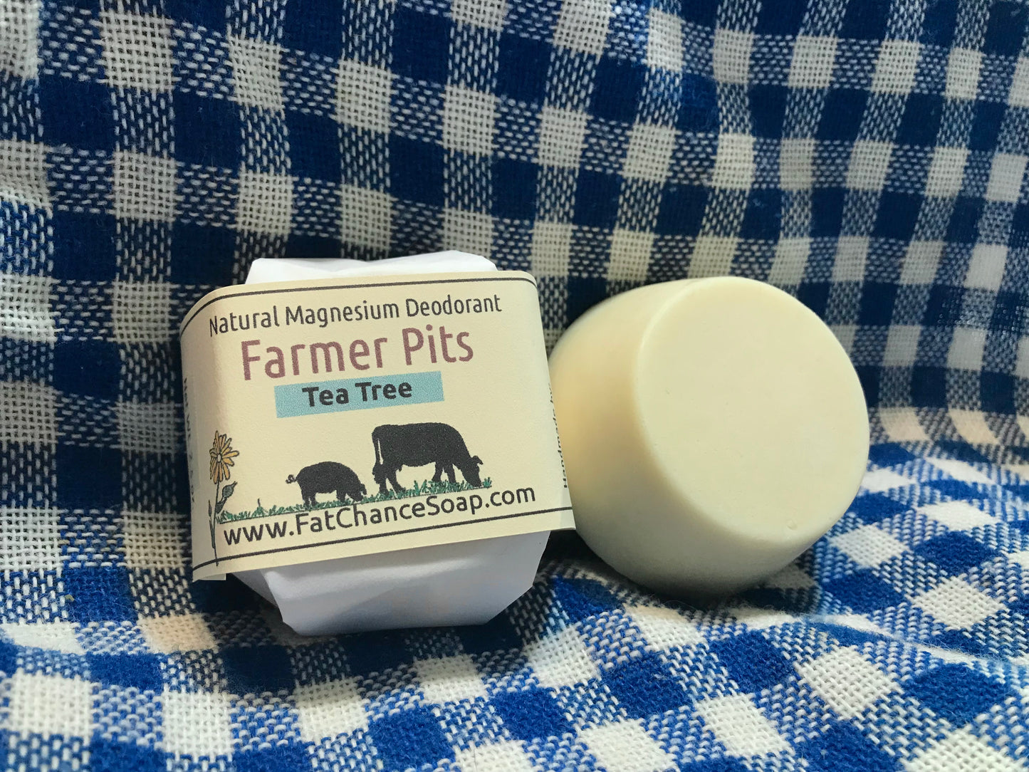 Natural Deodorant Bar - Farmer Pits | Aluminum free | Baking soda free