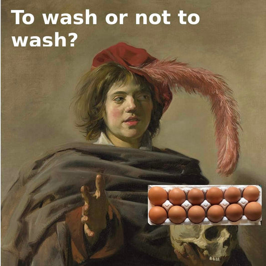 Should eggs be washed and refrigerated?
