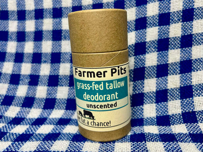 Natural Deodorant in a Push-up Tube - Farmer Pits | Aluminum free | Baking soda free