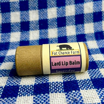 Lard and Beeswax Lip Balm