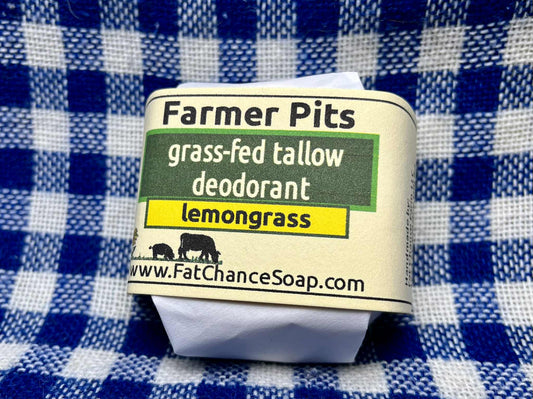 Natural Deodorant Bar - Farmer Pits | Aluminum free | Baking soda free