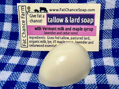 Tallow and Lard Soap Egg Box Gift Set