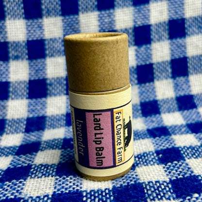 Lard and Beeswax Lip Balm