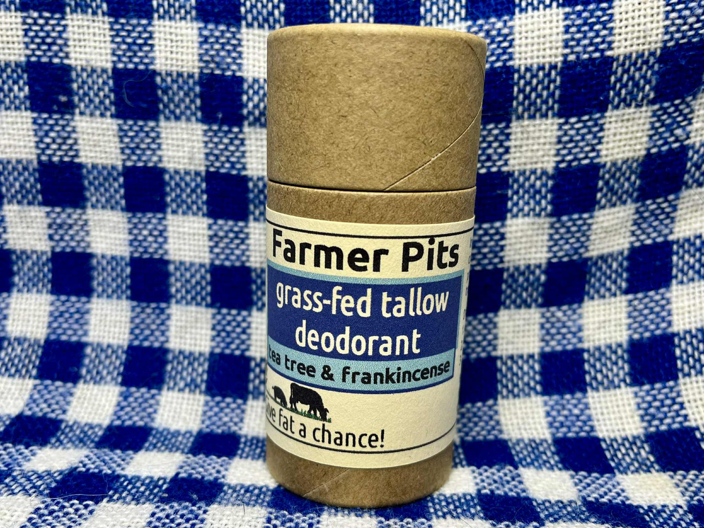 Natural Deodorant in a Push-up Tube - Farmer Pits | Aluminum free | Baking soda free
