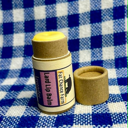 Lard and Beeswax Lip Balm
