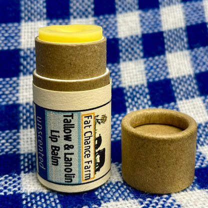 Tallow and Lanolin Lip Balm