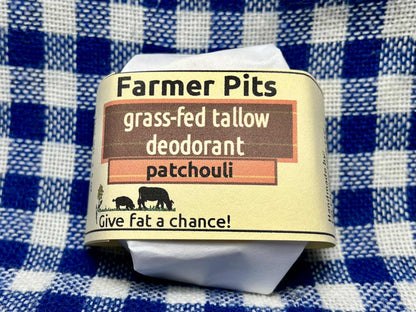 Natural Deodorant Bar - Farmer Pits | Aluminum free | Baking soda free