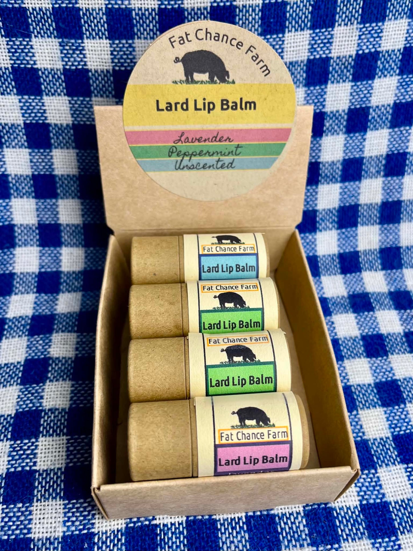 Lard and Beeswax Lip Balm