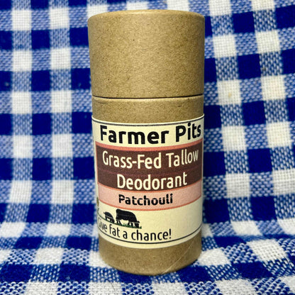 Natural Deodorant in a Push-up Tube - Farmer Pits | Aluminum free | Baking soda free