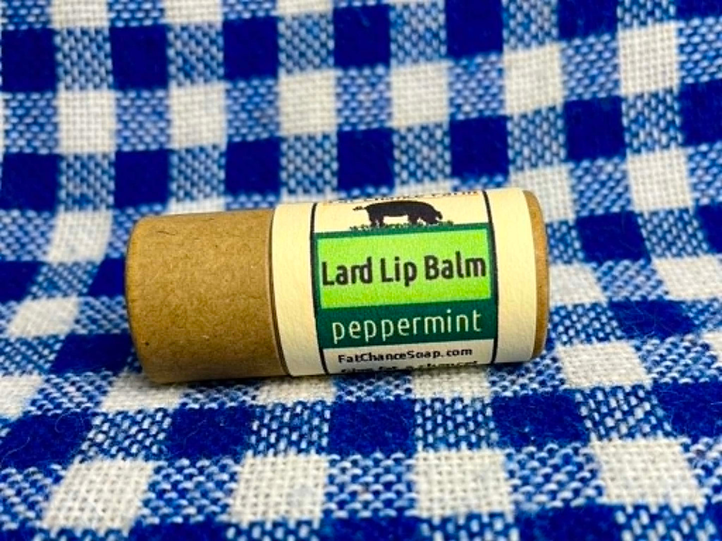 Lard and Beeswax Lip Balm