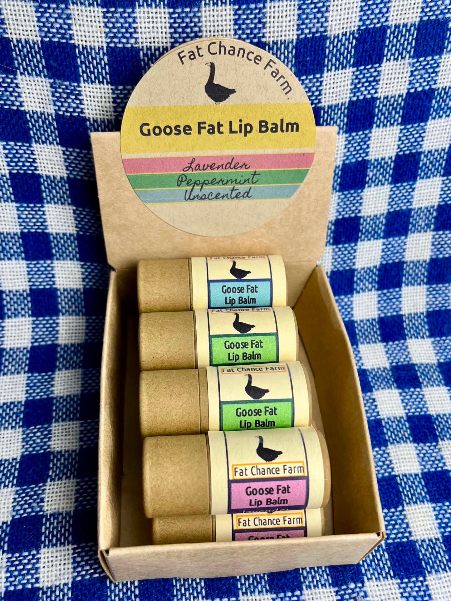 Goose Fat and Beeswax Lip Balm