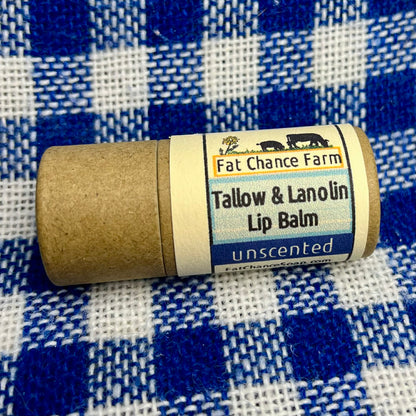 Tallow and Lanolin Lip Balm
