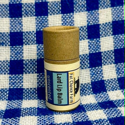 Lard and Beeswax Lip Balm