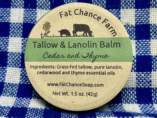 Tallow and Lanolin Balm - 1.5 oz.
