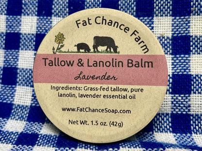 Tallow and Lanolin Balm - 1.5 oz.