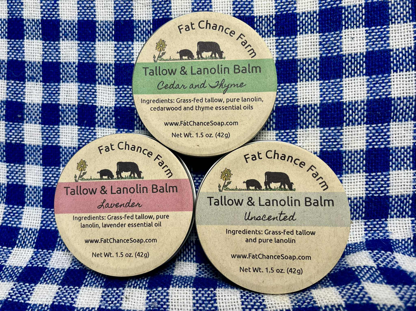 Tallow and Lanolin Balm - 1.5 oz.