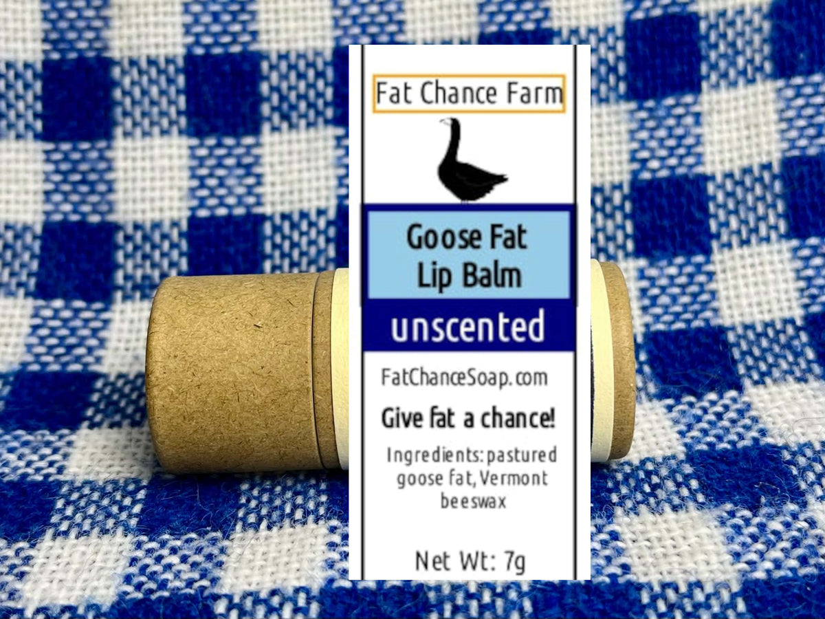 Goose Fat and Beeswax Lip Balm