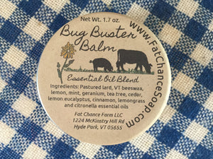 Bug Buster Balm - Essential Oil Bug Repellent Balm, 1.7 oz.